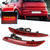 2Pcs Car Rear Bumper Light LED Brake Lamp 3 Functions Light Car Auto Light Accessories