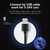 Car Head up Display, Head up Display High Definition Speedometer Car Safe Driving Computer Speed and Voltage Alarm for All Vehicles, 3D Reflection Display