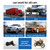 Car Head up Display, Head up Display High Definition Speedometer Car Safe Driving Computer Speed and Voltage Alarm for All Vehicles, 3D Reflection Display
