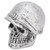 4PCS Tire Valve Caps Skull Style Anti Oxidization Universal for Cars Trucks Bicycles Motorcycles BikesSilver