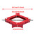 1 T Ton Tonne Scissor Jack Lift Wind Up for Car Van Garage Home Emergency Tool Red