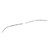 Front Bumper Moulding Chrome Trim 51118226562 Rocker Panel Impact Strip for 5 Series E39 1996 to 2003