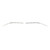 Front Bumper Moulding Chrome Trim 51118226562 Rocker Panel Impact Strip for 5 Series E39 1996 to 2003