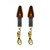 4pcs 12V Motorcycle Bike  Bulb Amber Front & Back Turn Signal Indicator Light