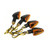 4pcs 12V Motorcycle Bike  Bulb Amber Front & Back Turn Signal Indicator Light