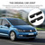 2 Pcs ABS Car Under Seat Air Vent Cover For Auto Car Rear Seat Air Conditioner Outlet Grille Cover