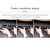 2 Pcs ABS Car Under Seat Air Vent Cover For Auto Car Rear Seat Air Conditioner Outlet Grille Cover