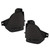 1 Pair Rear Bumper Light Waterproof Integrated Brake Turn Signal Running Lamp DC 12V Fit for LX 570 2016 to 2019 Black