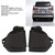 1 Pair Rear Bumper Light Waterproof Integrated Brake Turn Signal Running Lamp DC 12V Fit for LX 570 2016 to 2019 Black