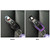 3 Piece Key Fob Shell Gradient Ramp Protective Cover Replacement for Cayenne 2011‑2017 Purple Black