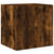 vidaXL TV Wall Cabinet with LED Lights Smoked Oak 40.5x35x40 cm