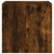 vidaXL TV Wall Cabinet with LED Lights Smoked Oak 40.5x35x40 cm