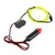 2M 12V EL Wire Cold Light Lamp Car Decor Lights w/Cigarette Lighter Charger Driver Green Light