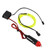 2M 12V EL Wire Cold Light Lamp Car Decor Lights w/Cigarette Lighter Charger Driver Green Light