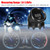 52mm Turbo Boost Gauge Car Digital Meter LED Display 1.0-2.0kPa with Sensor Alarm Function for Car Truck Motorcycle