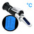 Antifreeze Refractometer Coolant Tester for Checking Freezing Point, Concentration of Ethylene Glycol, Battery Acid Condition, Freezing Point Meter Coolant Antifreeze Tester