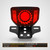 LED Tail Light with Scanning Dynamic Animation Breathing DRL, Motorcycle Strobe Brake Light License Plate Lamp Replacement for Honda CG, CD, CT, PH TMX (ABS Bracket, Red Running Light)
