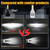 2PCS Auto LED Headlight Bulb High Brightness Car Spotlight Headlamp Bulb Car Modification Accessories