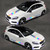 5 Pieces  Reflective Stripe Vinyl Car Side Sticker Auto Body Racing Sports Decals Universal Car Truck DIY Decal Stripe Vinyl Stickers Decoration