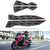 Pair of Aluminum Motorcycle Foot Pegs Footrest Step Pad for Yamaha NMAX155 NMAX125 Titanium