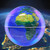 Floating Globe with LED Light 6 Inch Magnetic Levitation Rotating World Map with Multicolor Light Base Creative Anti Gravity Globe Lamp for Children Gift Home Office Desk Decoration Teaching Demo
