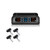 Car Solar Power TPMS Windshield Tire Pressure Monitoring Alarm System with 4 Internal Sensors