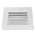 Boat Louvered Vent Rustproof 304 Stainless Steel Marine Ventilation Grille Cover with Screws for Yachts RV 127 X 115mm / 5 X 4.5in