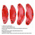 4 Pcs 19in 20in Wheel Hub Caliper Covers Aluminium Alloy Disc Brake Caliper Guard Protector Cover Replacement for Model Y