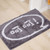 Flocking Floor Mat Carpet Home Bathroom Toilet Water Absorption Thicken Non-slip Mat