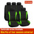 9 Pcs Car Seat Cover Vehicle Protective Cushion Four Seasons Universal Full Surround Headrest Auto Interior Decoration for Most Car Truck Suv Van Seam Style