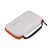 3-in-1 New 2DS LL Case Portable Protective Carrying Case Hard Grip for New 2DS LL - White
