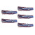 5PCS Fringe Curtains Tassel Decorative Backdrop for Party Adornment Red White Blue 3 Meter Long