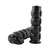 2x Motorcycle Handlebar Hand Grips 1" With Throttle Boss For Cruiser Black