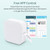 AIMO Q30 Label Maker Machine Mini Pocket Thermal Label Printer All in One BT Connect Adhesive Tag DIY Date Journal Study Sticker Labeling Machine with 1pc Label Roll Compatible with iOS Android for Retail Store Home & Office Organization