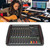 Digital Sound Mixer 8 Channel Bluetooth Transmission USB Sound Board Console for Studio Stage Live Streaming