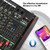 Digital Sound Mixer 8 Channel Bluetooth Transmission USB Sound Board Console for Studio Stage Live Streaming