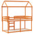 vidaXL Bunk Bed without Mattress Wax Brown 75x190 cm Small Single Solid Wood Pine
