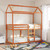 vidaXL Bunk Bed without Mattress Wax Brown 75x190 cm Small Single Solid Wood Pine
