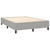 vidaXL Boxspring posteľ s matracom bledosivý 140x190 cm látka