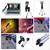 Desktop Microphone Tripod Stand Portable Adjustable Fishing Tripod Microphone Clip for Conferences Meeting