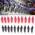 20pcs Large Crocodile Clip Thickened Electrical Battery Clamp Connector Clamp with Sheath