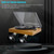 MzeliKing Vinyl Record Player  Turntable Wooden Tabletop Vintage Gramophone Compatible with 7/10/12-inch Vinyl Records 33/45/78 RPM Speeds BT5.3 Speaker RCA Output with Acrylic Dust Cover