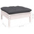 vidaXL 3 Piece Patio Lounge Set with Anthracite Cushions Pinewood