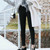 Women Thick Cashmere Wool Leggings Windproof Winter Warm Women Elastic Leggings Pants Fleece Lined Thick Tights