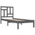 vidaXL Bed Frame Grey Solid Wood Pine 90x190 cm Single