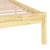 810007 vidaXL Bed Frame without Mattress Solid Wood 100x200 cm