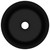 vidaXL Luxury Wash Basin Round Matt Black 40x15 cm Ceramic