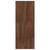 vidaXL Bokhylla spånskiva 60x31x78 cm brun ek