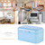 2PCS Bread Box Metal Bread Container Vintage Design Food Storage Tank for Home Kitchen Use