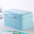 2PCS Bread Box Metal Bread Container Vintage Design Food Storage Tank for Home Kitchen Use
